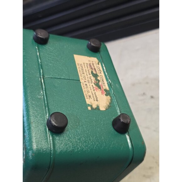 Vintage Toy Safe Fort Knox Combo Coin Bank Superior Toy and Mfg Co., Inc Green. - Picture 6 of 6